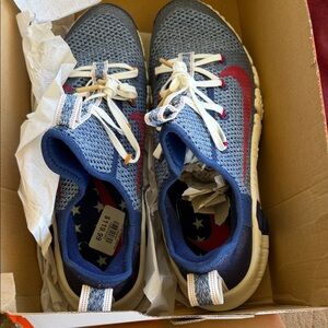 Nike Kids Navy and Crimson Sneakers